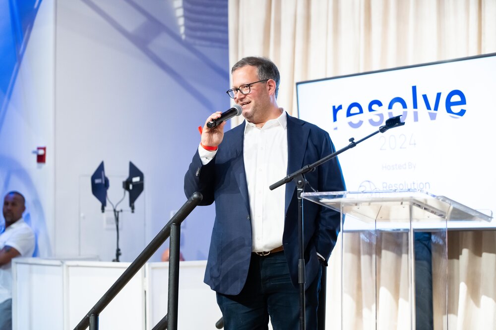 Oliver Libby at the Resolution gala